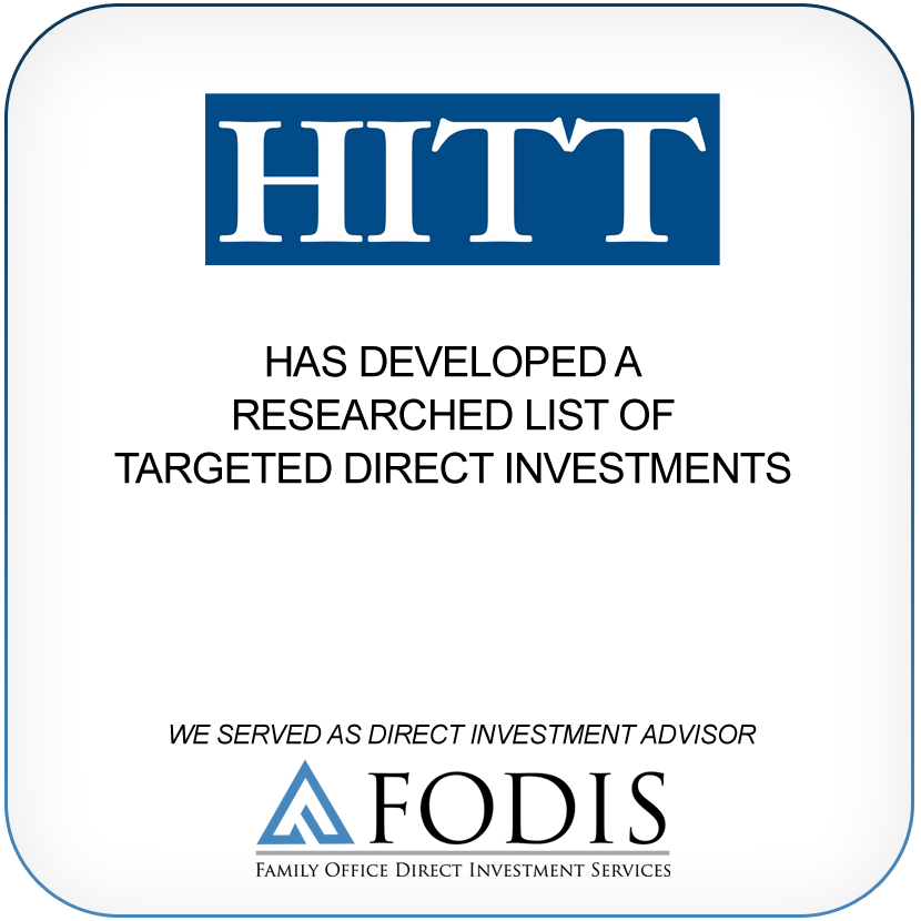 HITT has developed a researched list of targeted direct investments